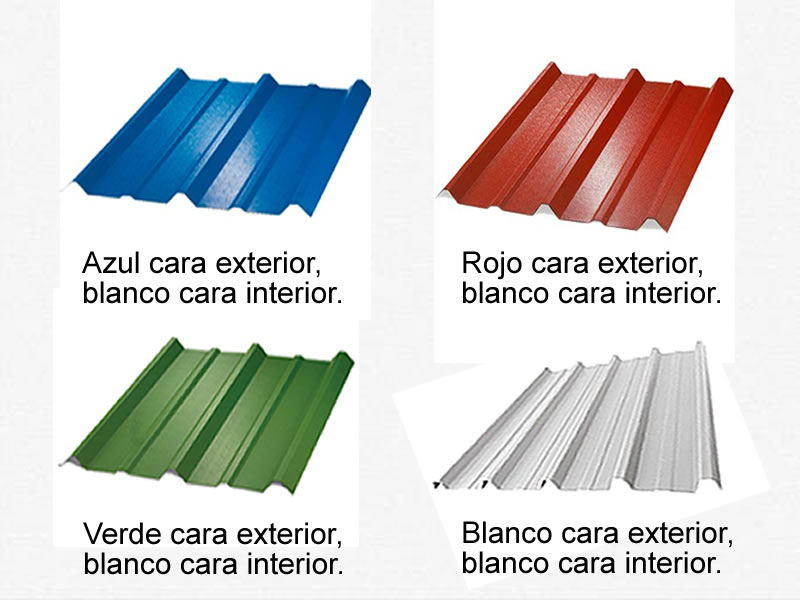Colores tejas termoacusticas